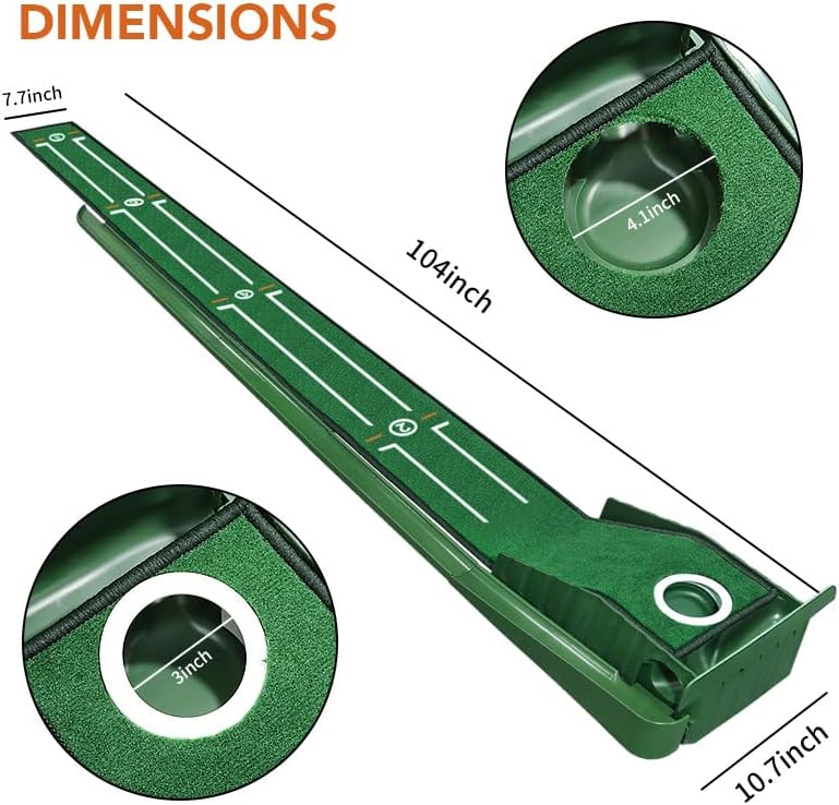 Ascent Golf Putting Mat for Various Skill Levels - Image 3